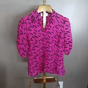 Tatyana Pink Umbrella Blouse